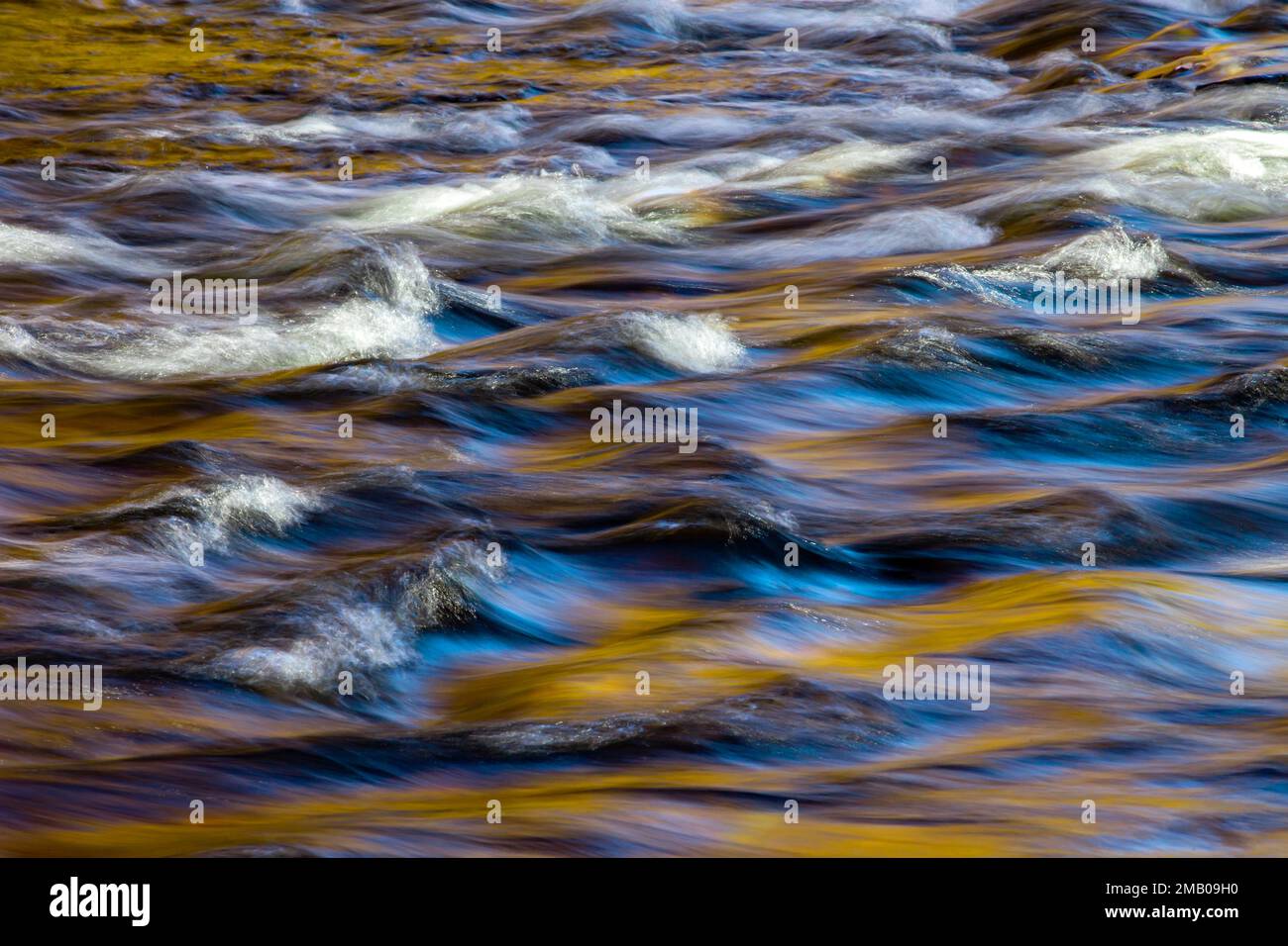 Rapids on the Lackawaxen River, a tributary of the Delaware River, as