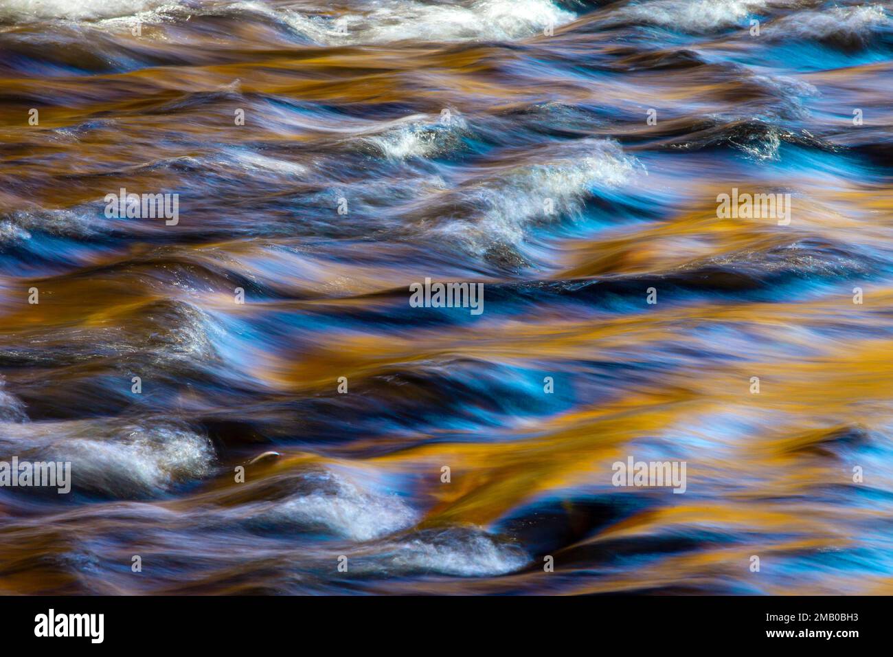 Rapids on the Lackawaxen River, a tributary of the Delaware River, as