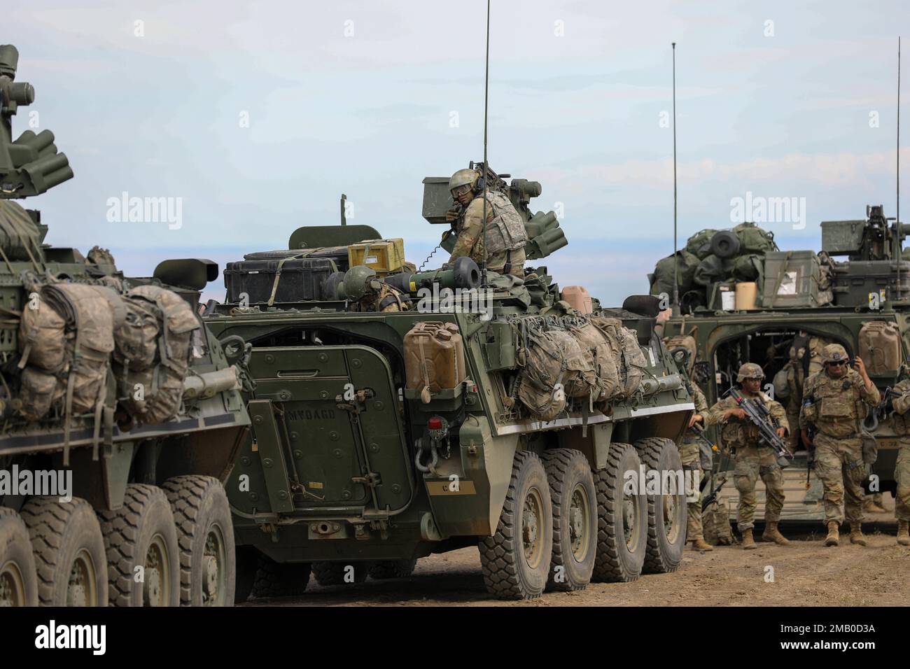 Stryker combat vehicles hi-res stock photography and images - Alamy