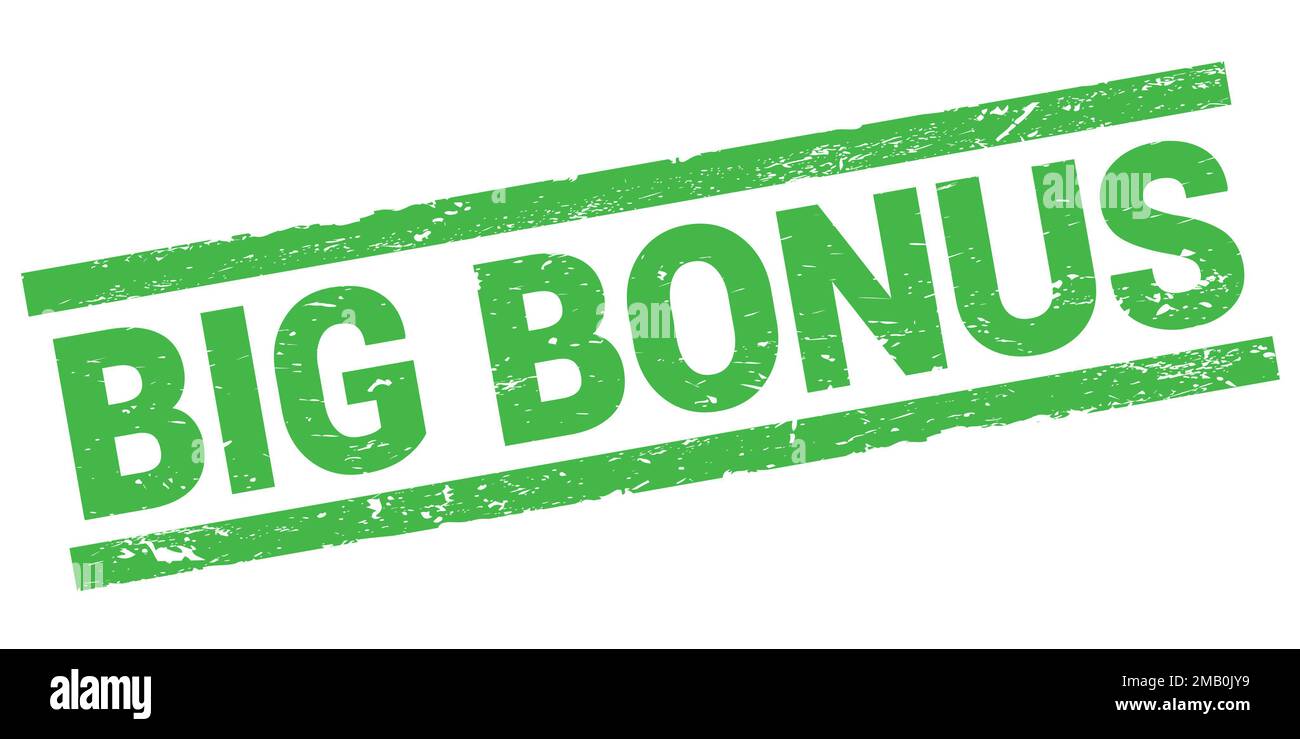 Testo Bonus su timbro verde