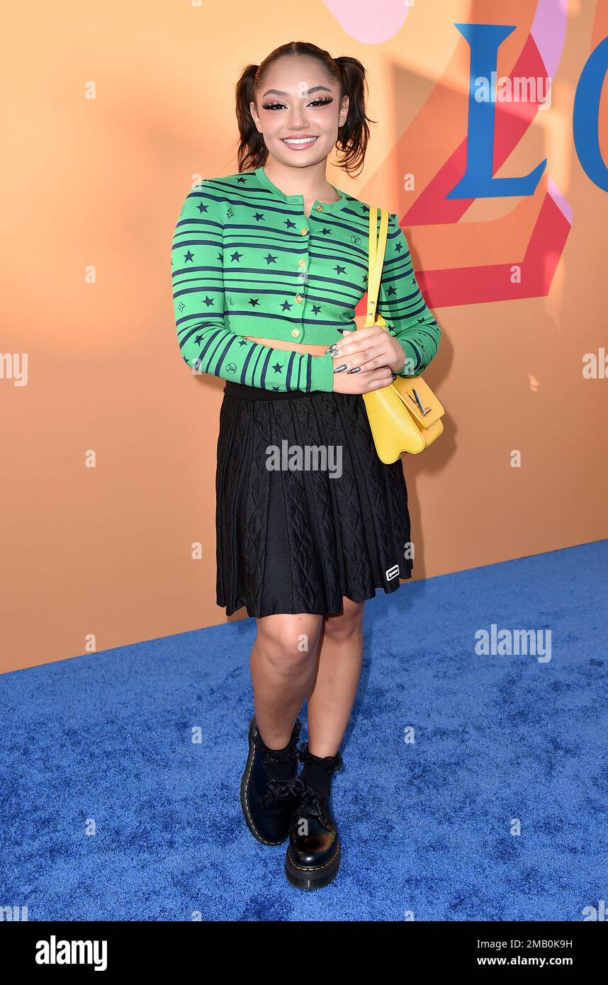 Avani Gregg arrives at Louis Vuitton's 200 Trunks, 200 Visionaries: The