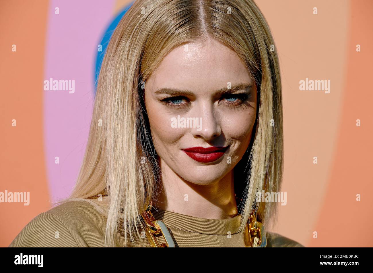 Samara Weaving attends Louis Vuitton's 200 Trunks, 200 Visionaries: The  Exhibition in Beverly Hills, California