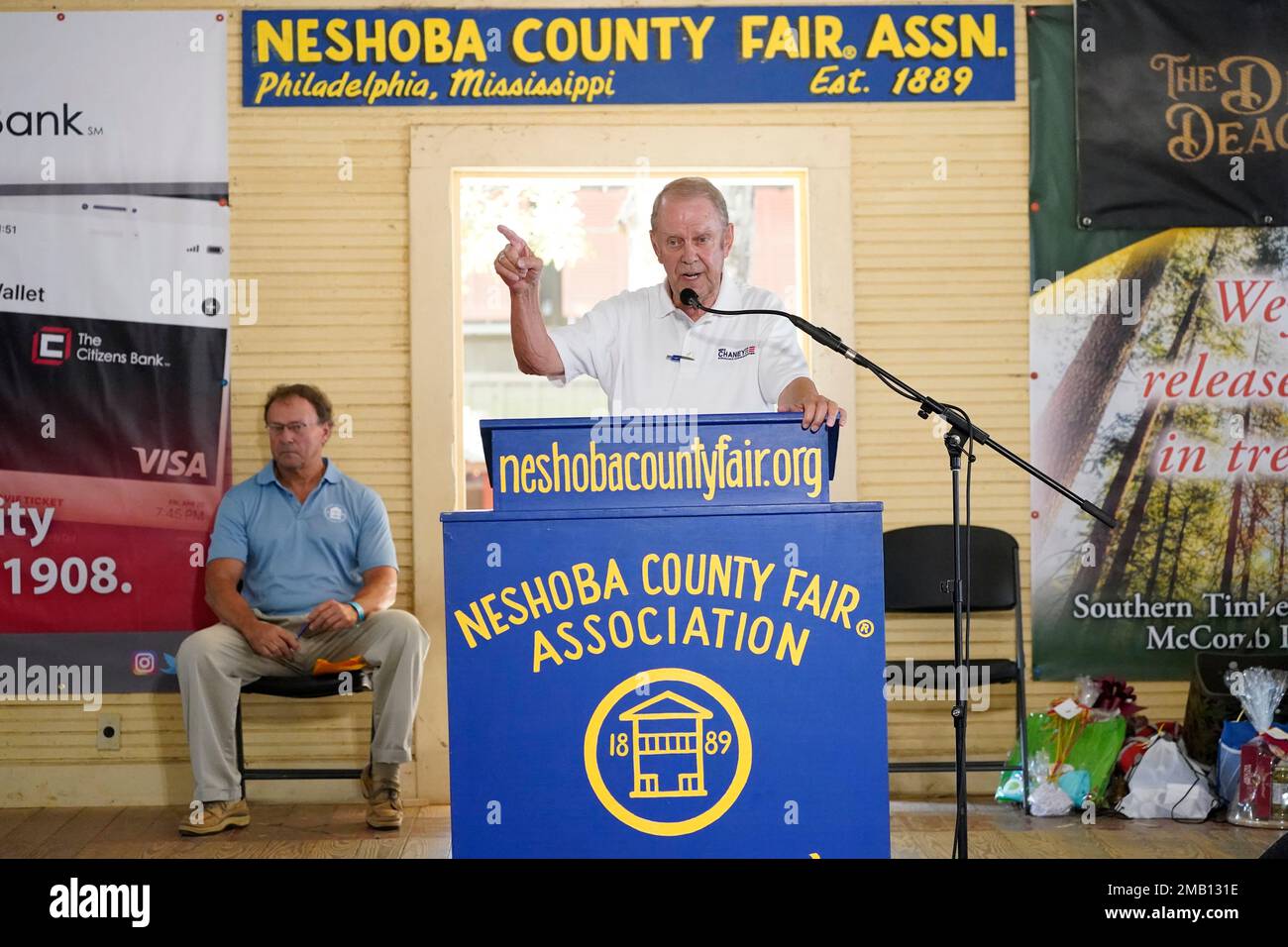Republican Mississippi Insurance Commissioner Mike Chaney speaks about