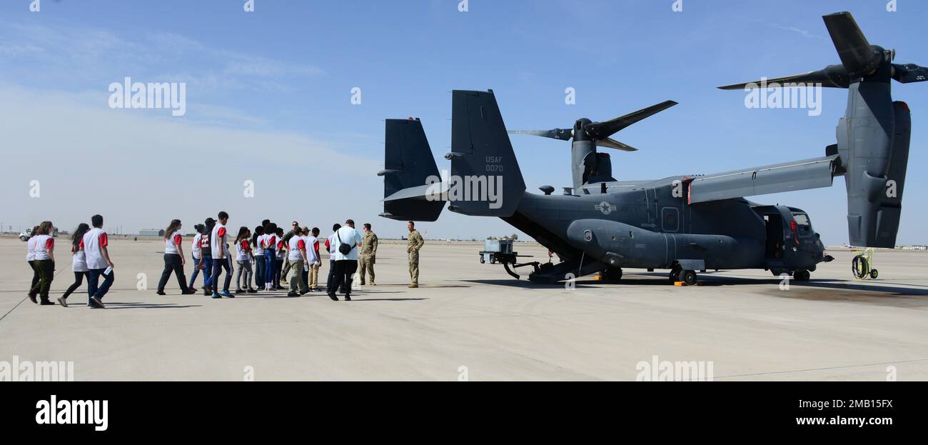 The 58th Special Operations Wing units highlight their aircraft during