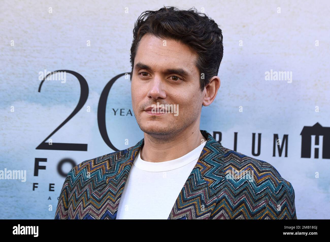 John Mayer arrives at the premiere of "Vengeance," Monday, July 25 ...