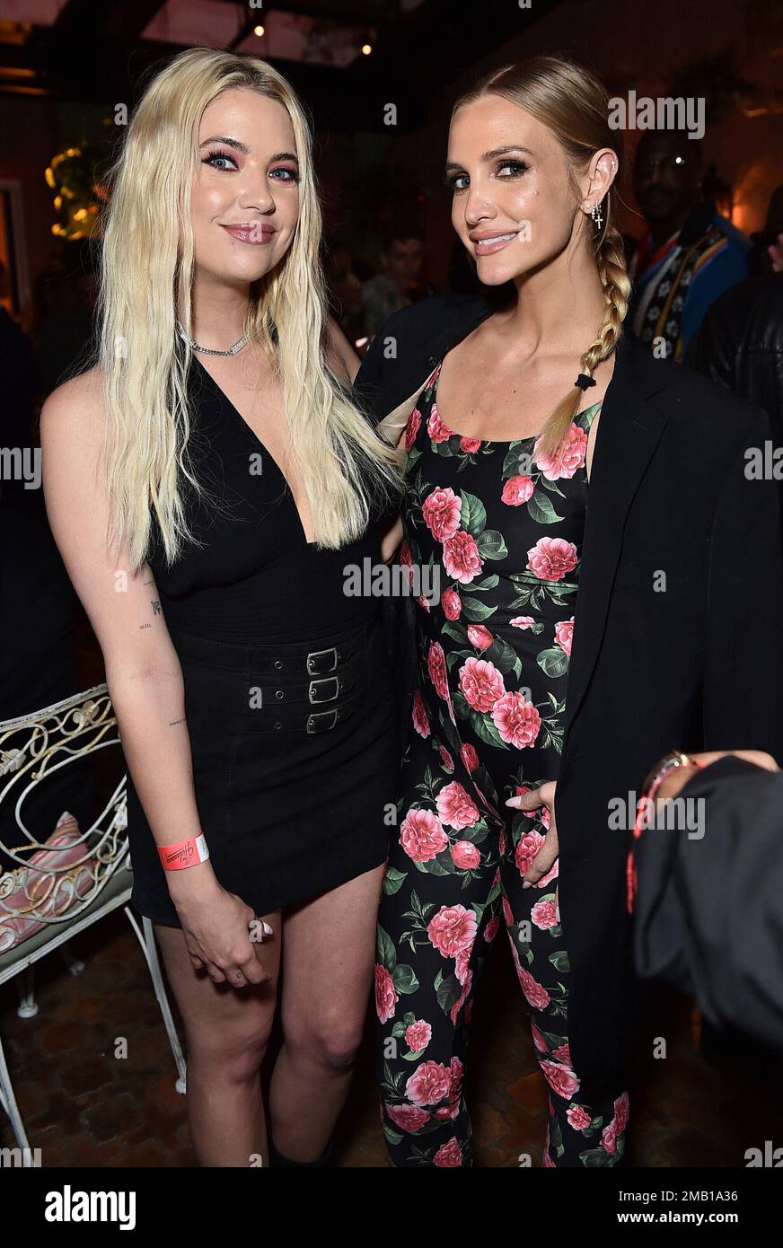 IMAGE DISTRIBUTED FOR THE HIDEAWAY Ashley Benson and Ashlee Simpson
