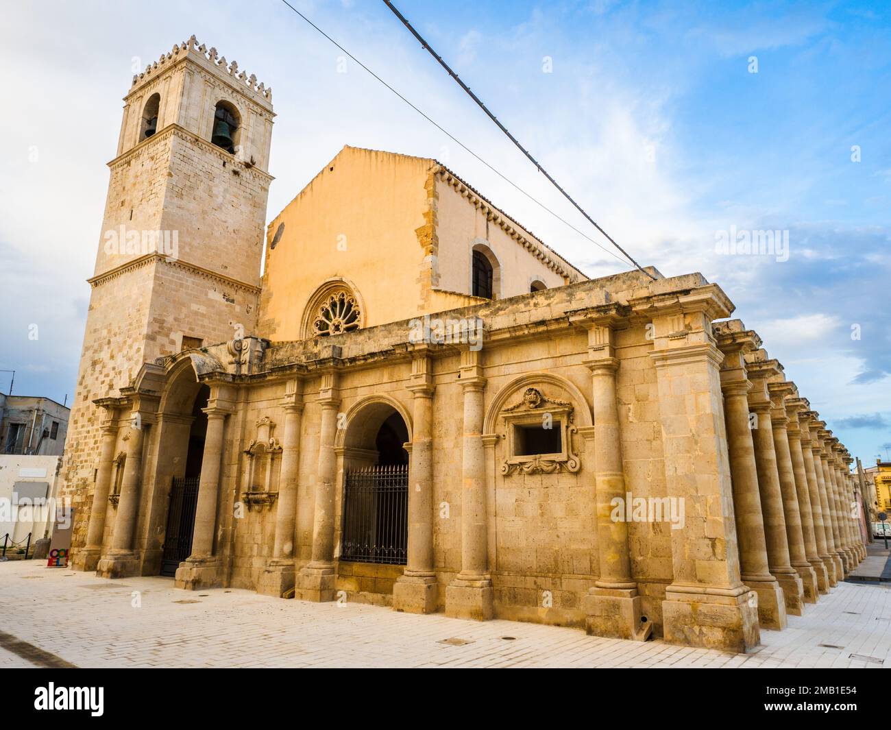 Sanctuary of Santa Lucia al Sepolcro - Siracuse, Sicily, Italy Stock Photo