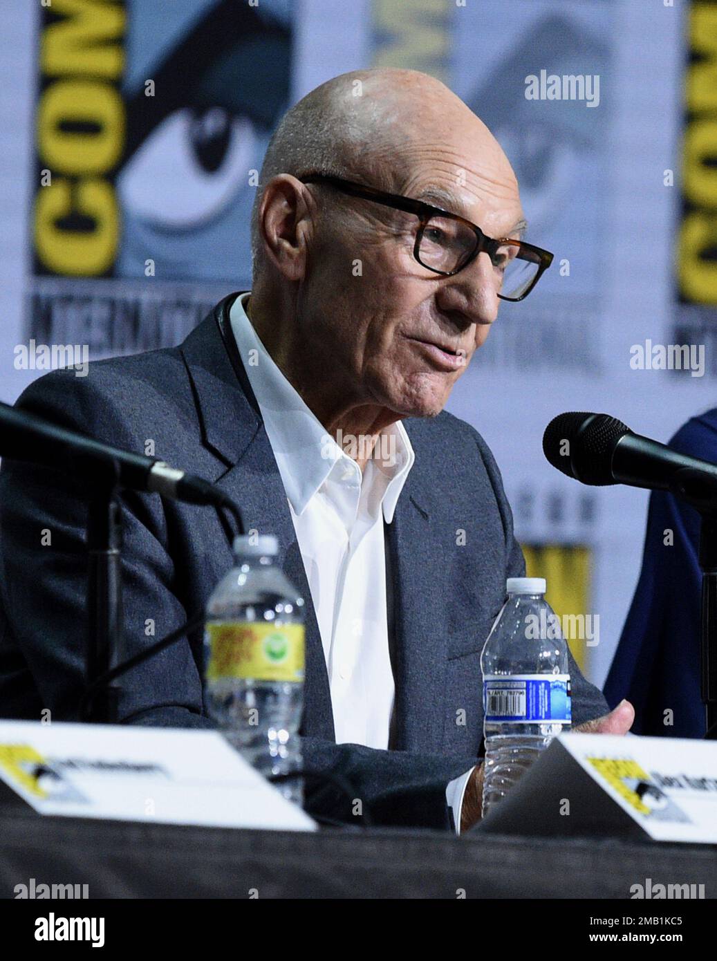 Patrick Stewart attends the Star Trek Universe panel on day three of