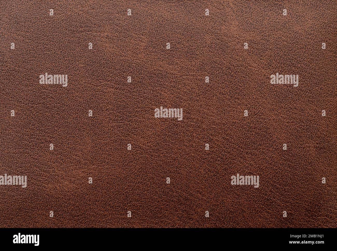 Natural brown leather texture or background, top view, space for text Stock Photo