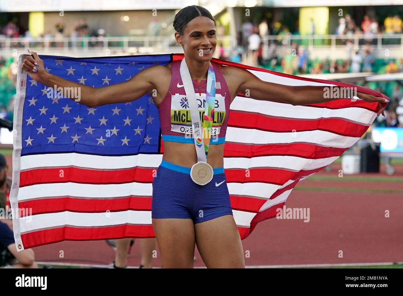 Olympic Gold Medalist Sydney McLaughlin Receives Award of Excellence:  'Sydney is a Woman of Great Faith'