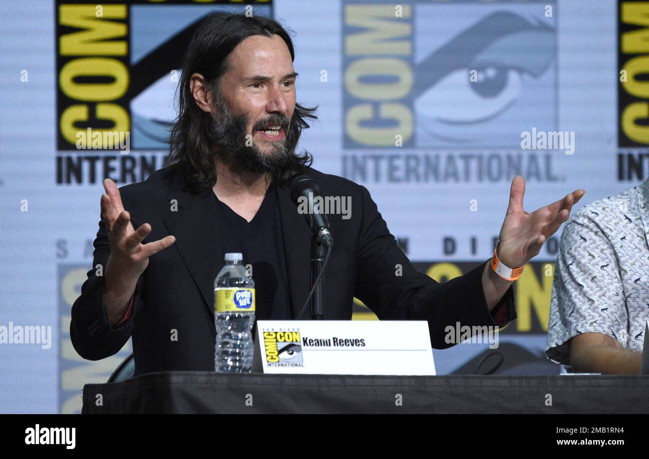 Keanu Reeves Saga Keanu Reeves attends a panel for