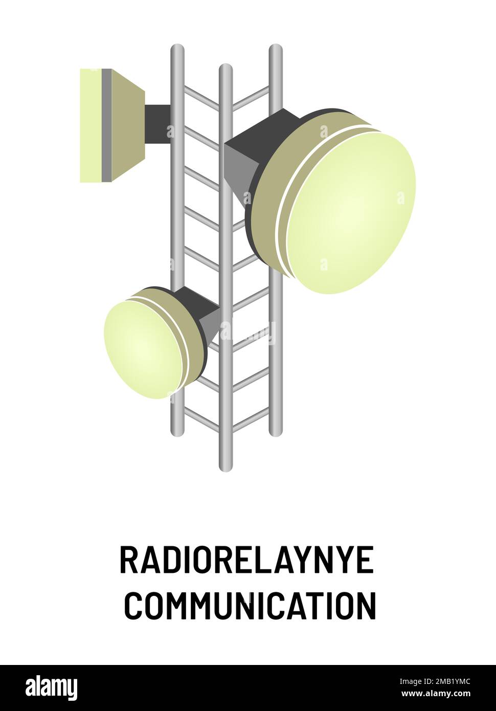 Radiorelay communication isolated object transmitter and receiver vector electric device