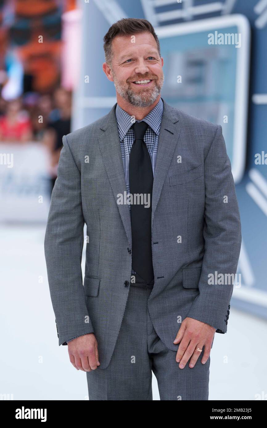 Director David Leitch poses for photographers upon arrival for the ...