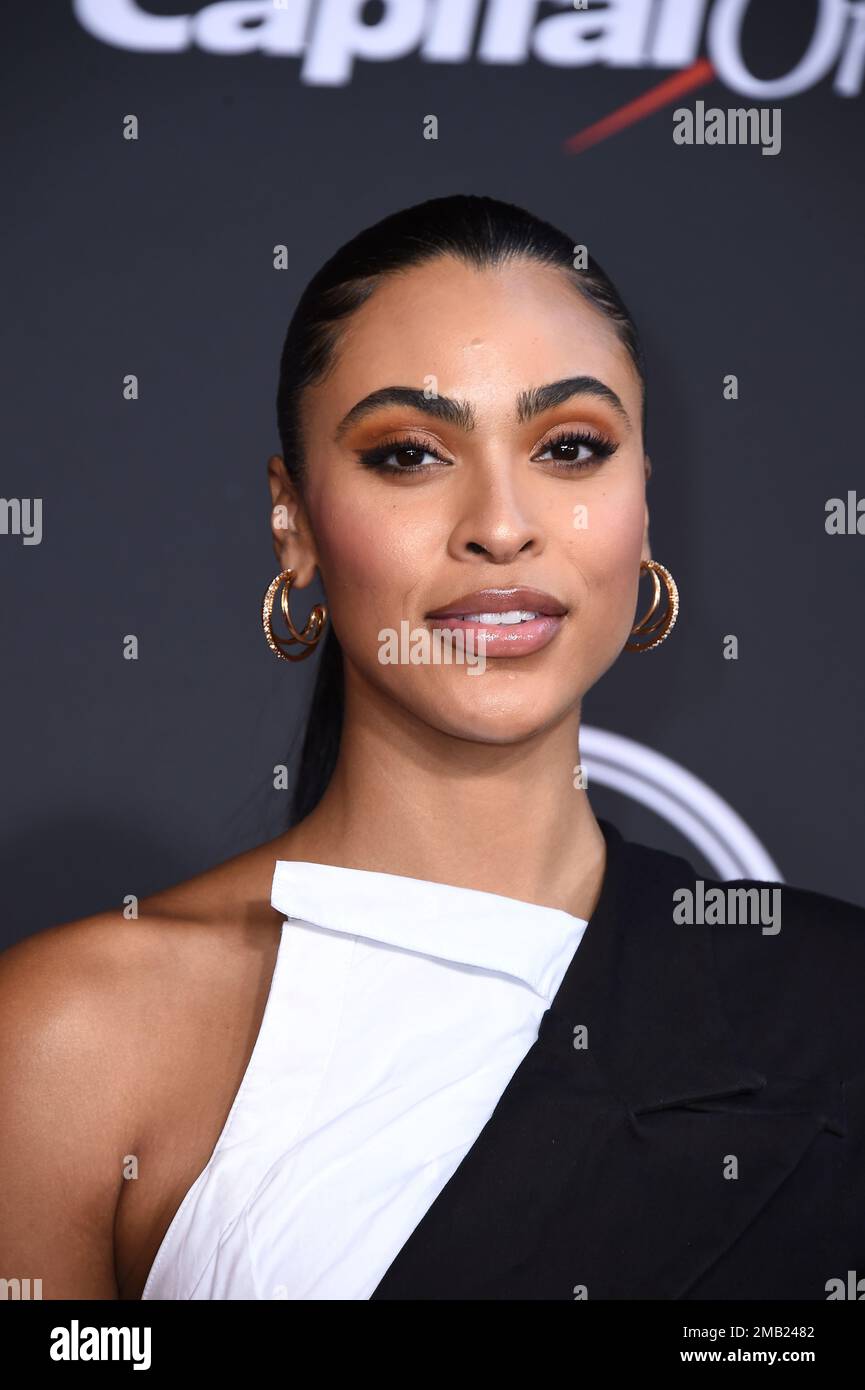 Alexis Marie arrives at the ESPY Awards on Wednesday, July 20, 2022, at