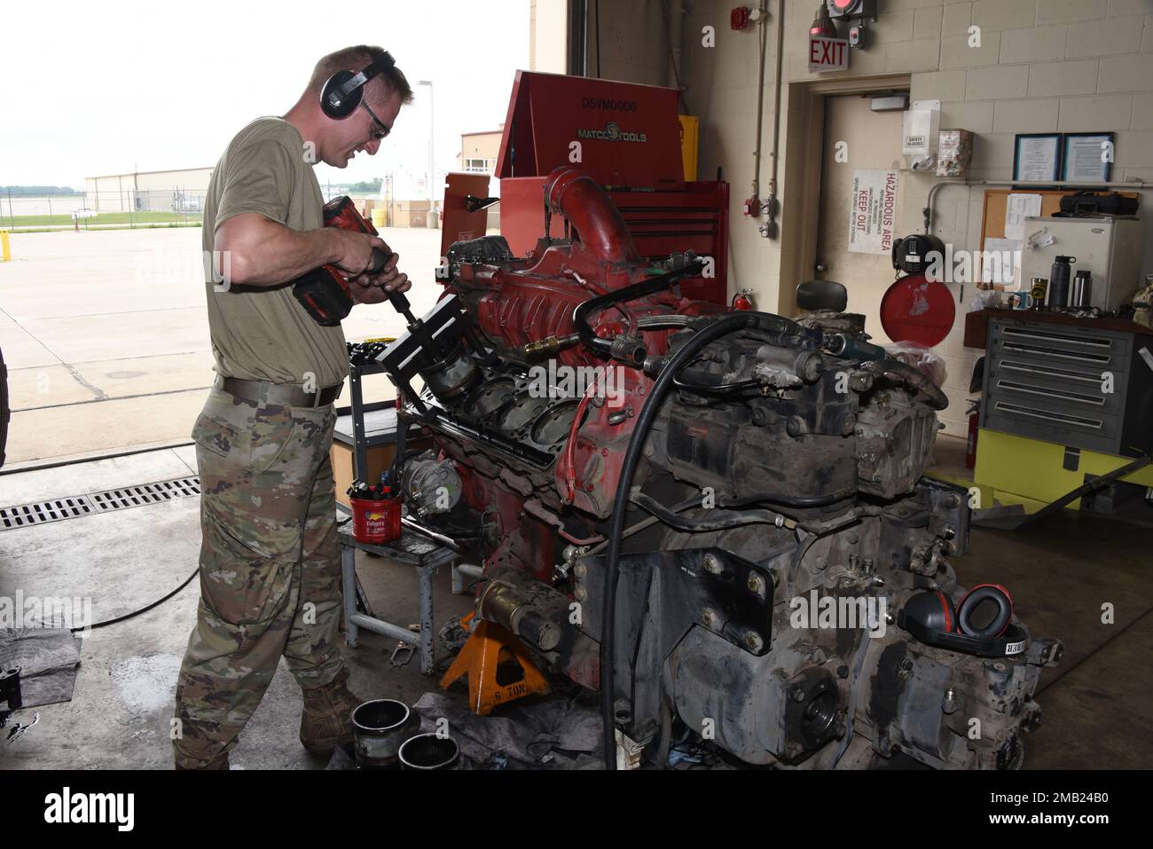 Iowa Air National Guard vehicle mechanic Technical Sgt. Jason Lammers