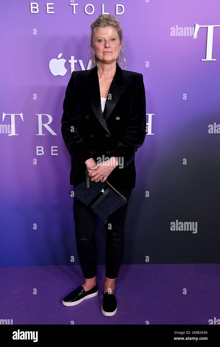 Jenno Topping arriving at Apple TV+’s “Truth Be Told” season 3 premiere held at the Pacific Design Center on January 19, 2023 in West Hollywood, CA. © Tammie Arroyo / AFF-USA.com Credit: AFF/Alamy Live News Stock Photo
