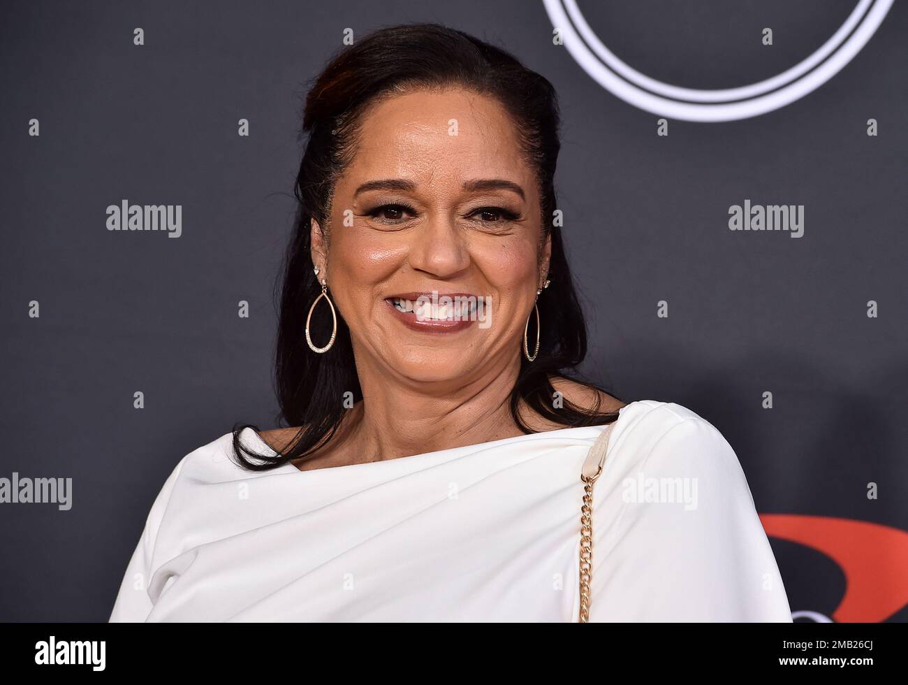 Carolyn Peck arrives at the ESPY Awards on Wednesday, July 20, 2022, at