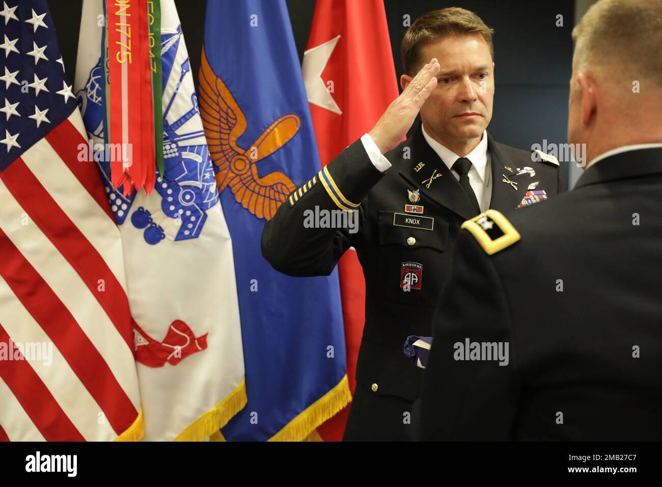 Chief Warrant Officer 5 Bernd Knox, deputy, Army air-launched effects ...