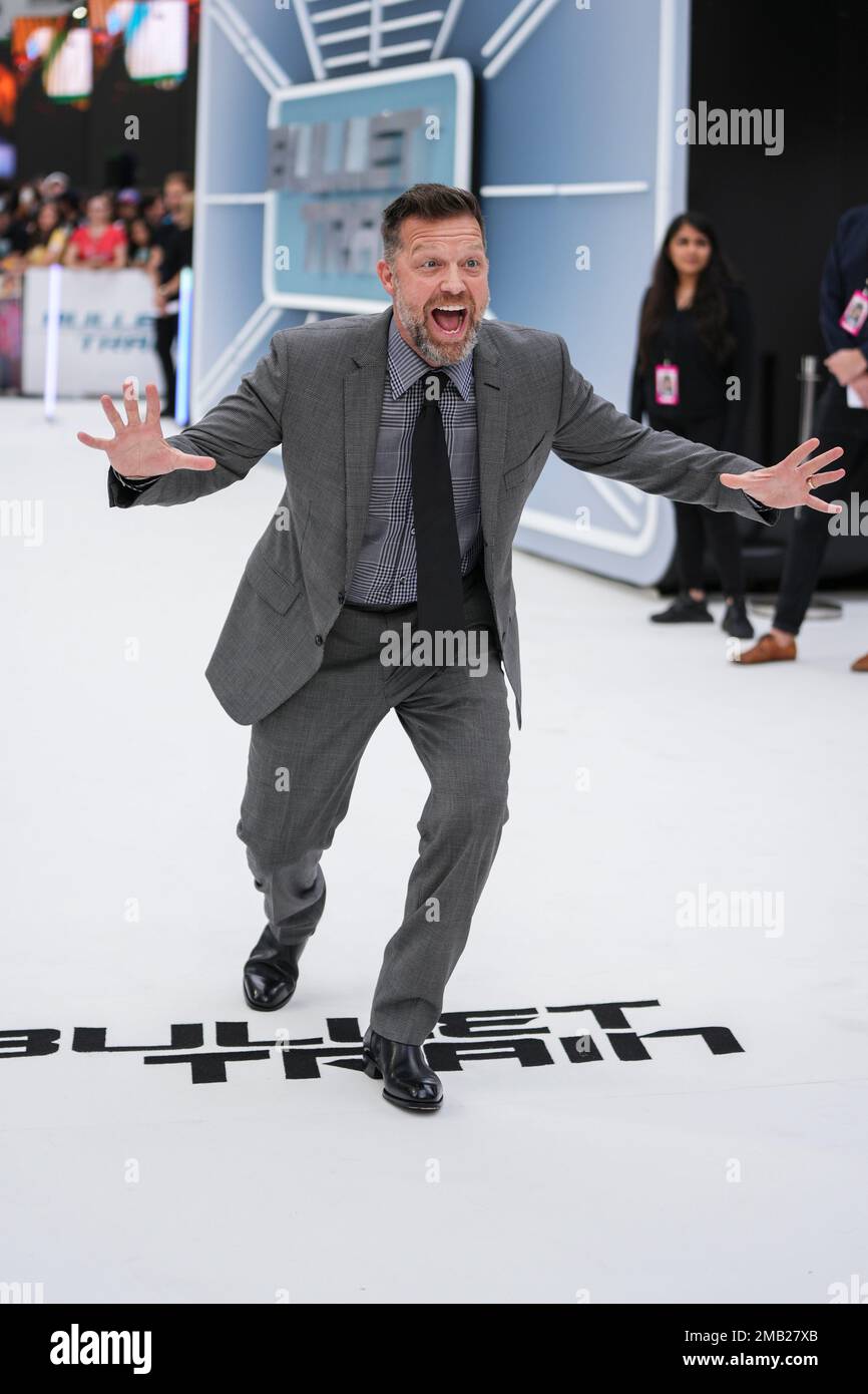 Director David Leitch poses for photographers upon arrival for the ...