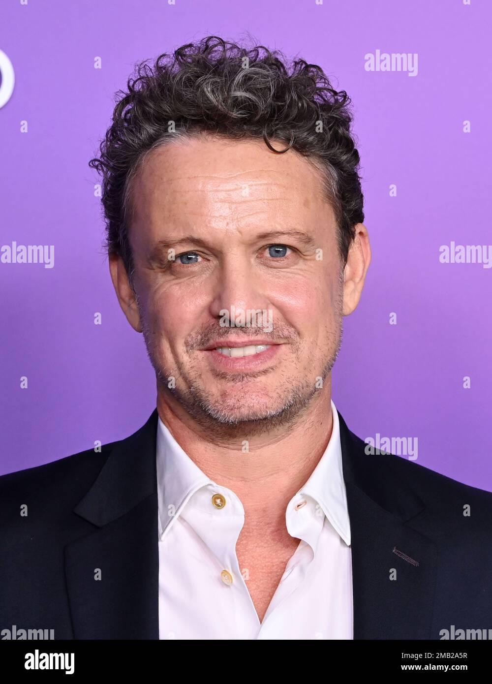 David Lyons arriving at Apple TV+’s “Truth Be Told” season 3 premiere held at the Pacific Design Center on January 19, 2023 in West Hollywood, CA. © Tammie Arroyo / AFF-USA.com Credit: AFF/Alamy Live News Stock Photo