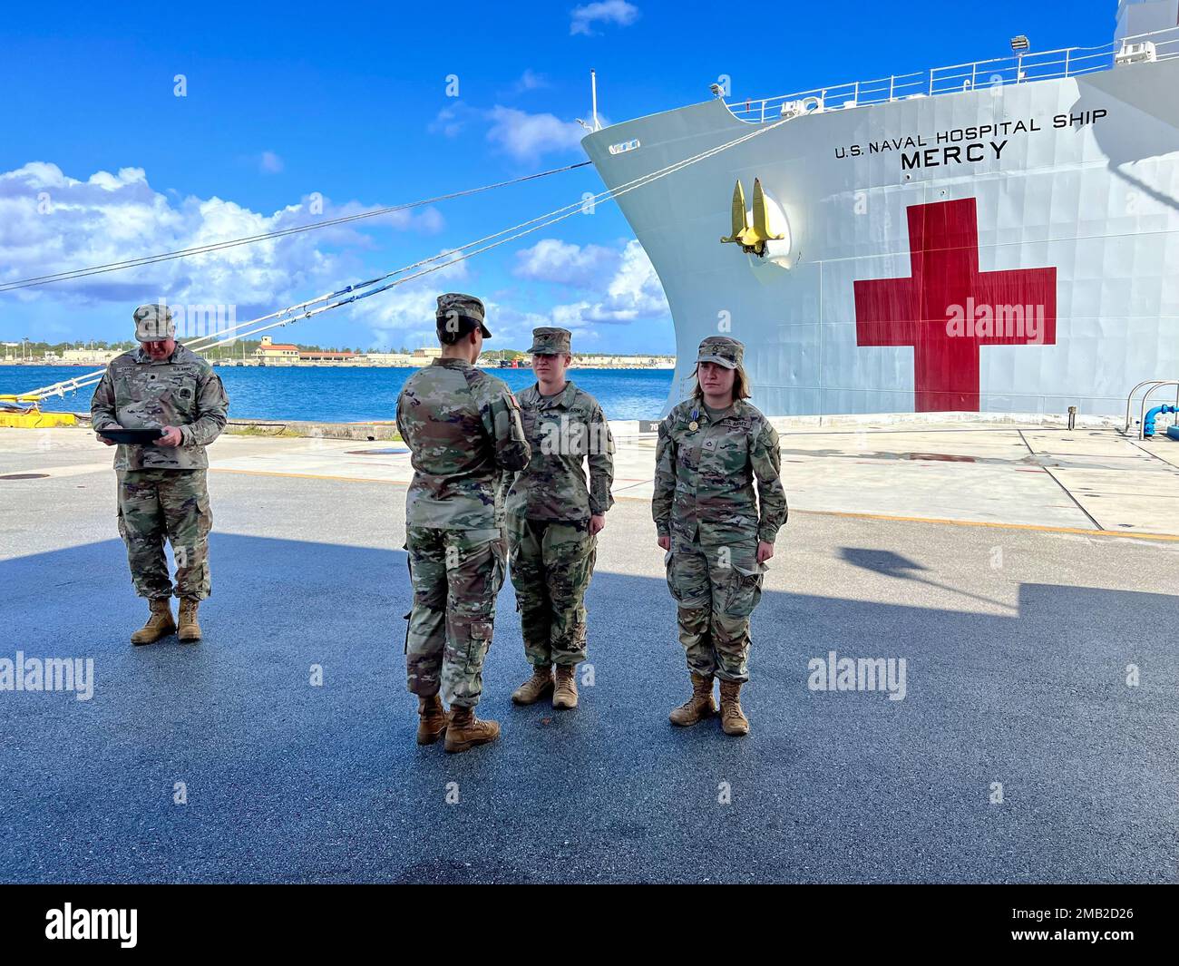YIGO, Guam (June , 2022) Soldiers with Pacific Partnership 2022