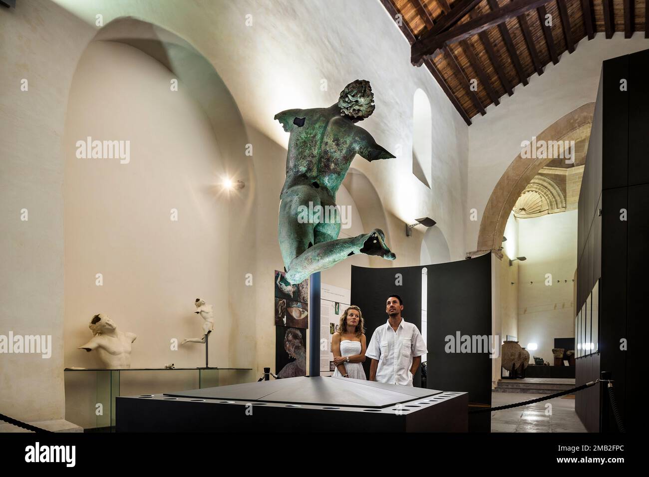 Italy, Sicily Mazara del Vallo, Museo del Satiro Stock Photo Alamy