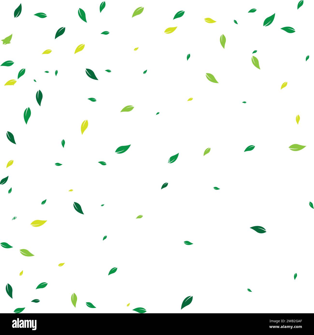 fying leaves background illustration desing Stock Vector