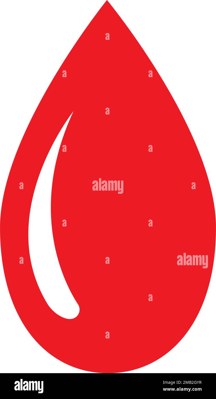 Blood ilustration logo vector template Stock Vector Image & Art - Alamy