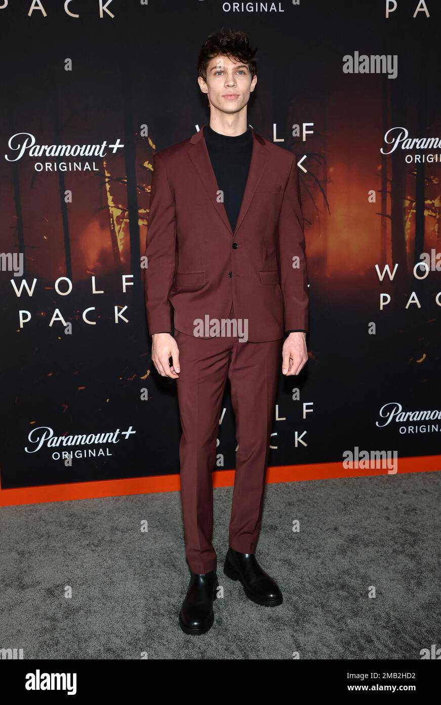 Zack Nelson, at Los Angeles Premiere Of Paramount+'s "Wolf Pack" at