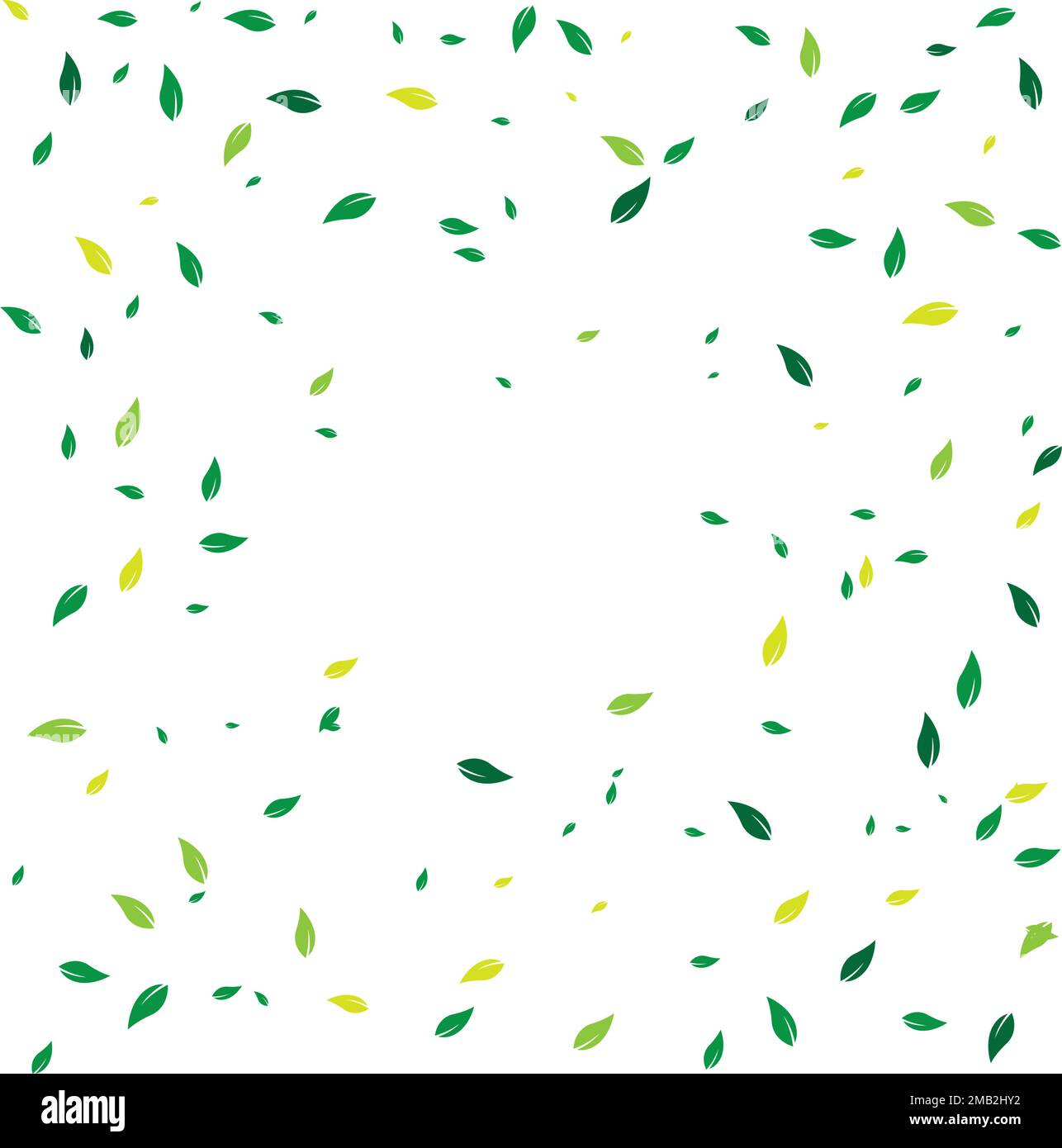 fying leaves background illustration desing Stock Vector