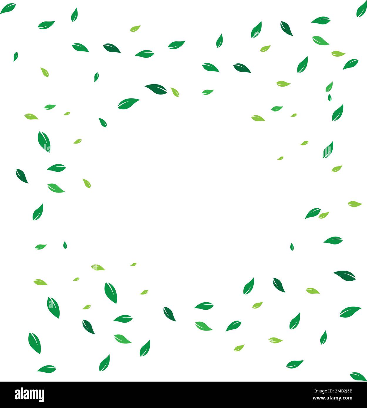 fying leaves background illustration desing Stock Vector