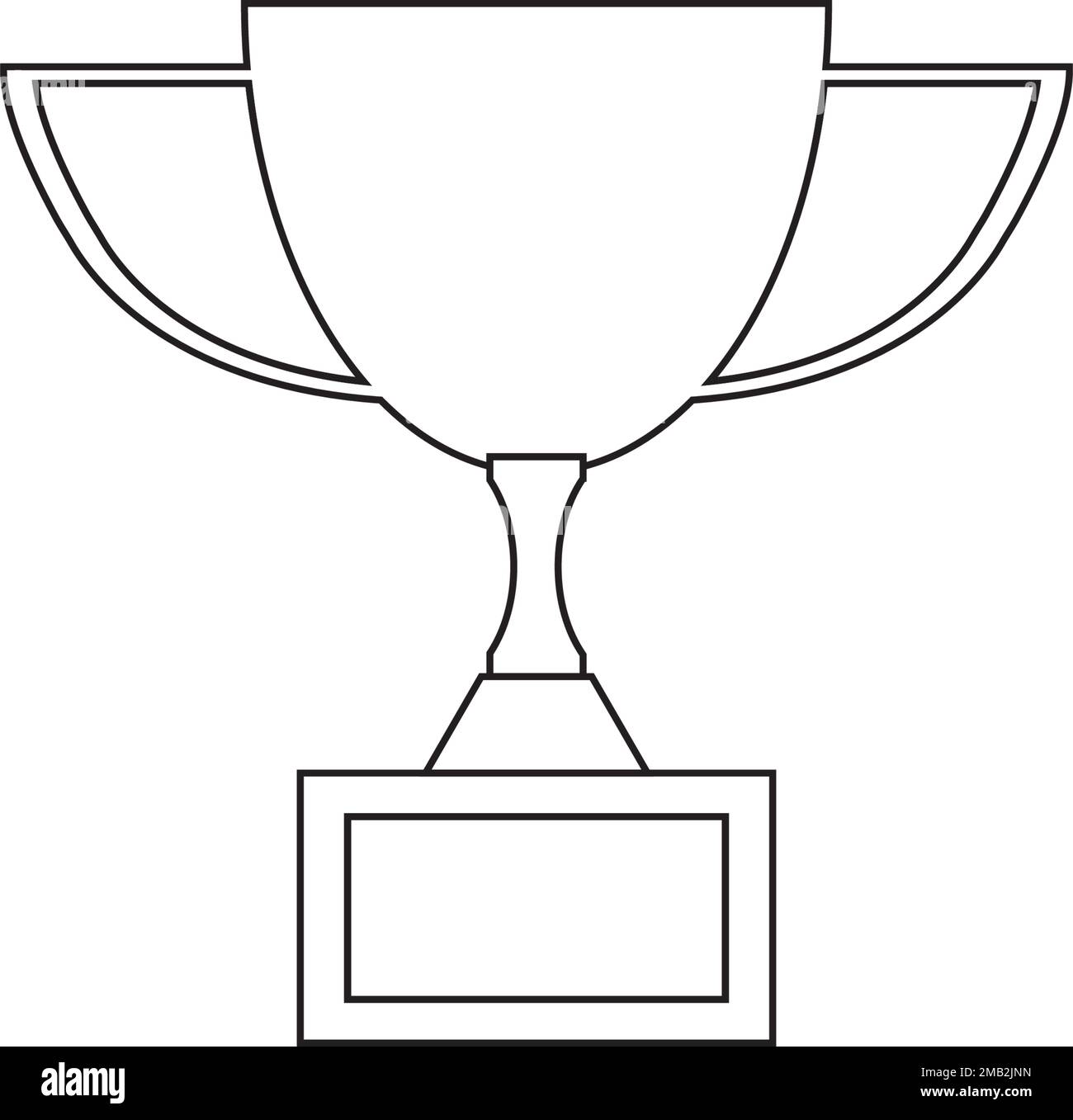 Trophy cup vector icon winner symbol Stock Vector Image & Art - Alamy