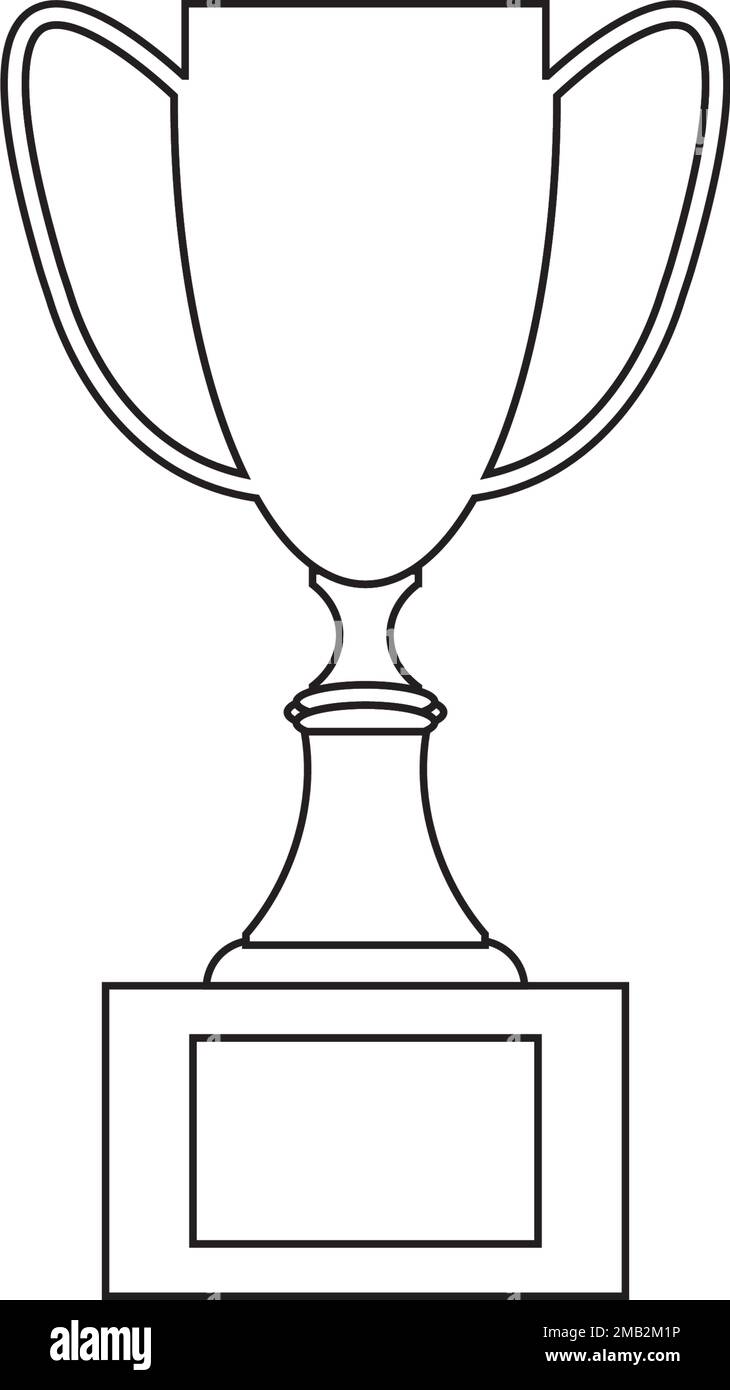 Trophy cup vector icon winner symbol Stock Vector Image & Art - Alamy