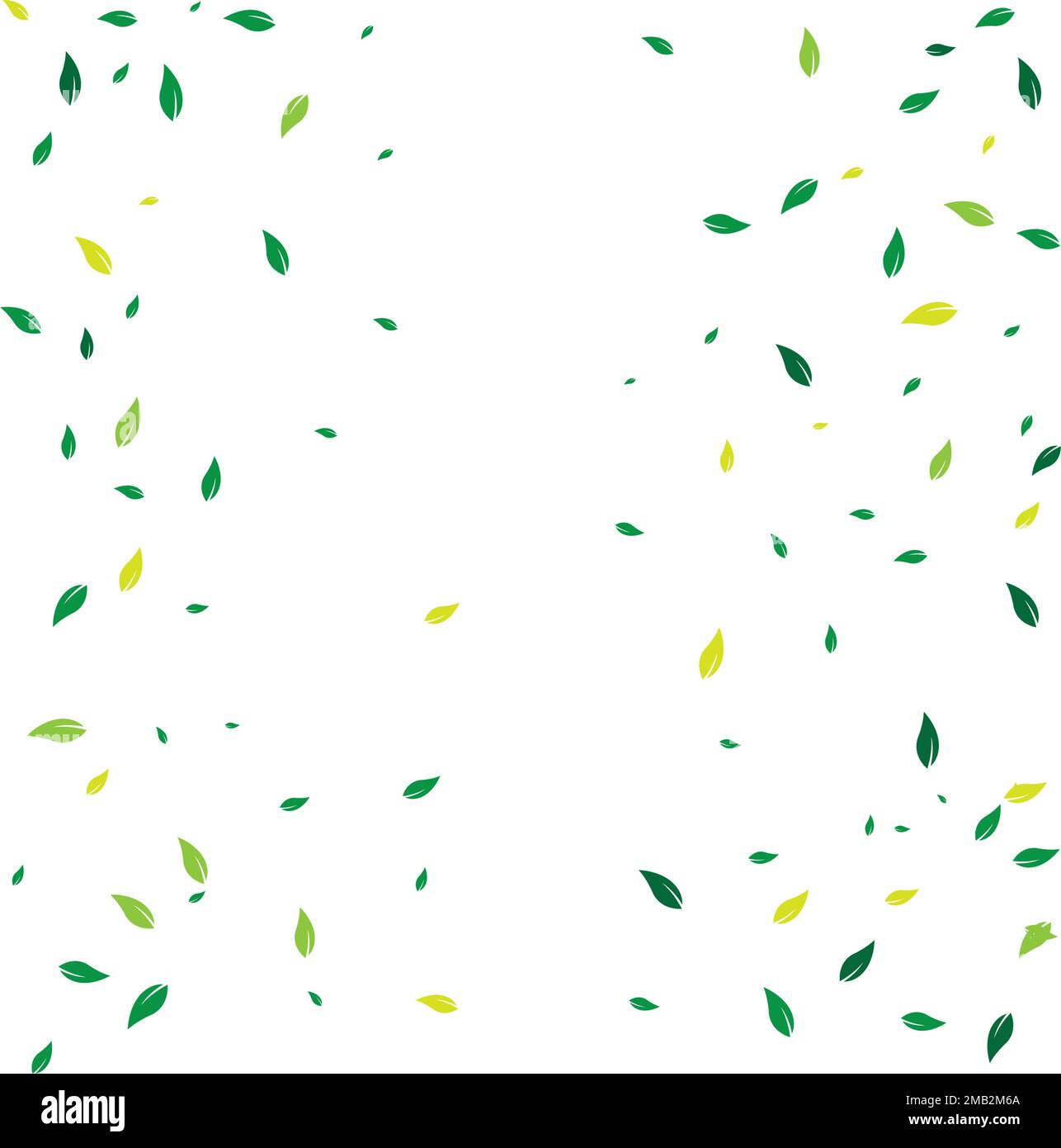 fying leaves background illustration desing Stock Vector