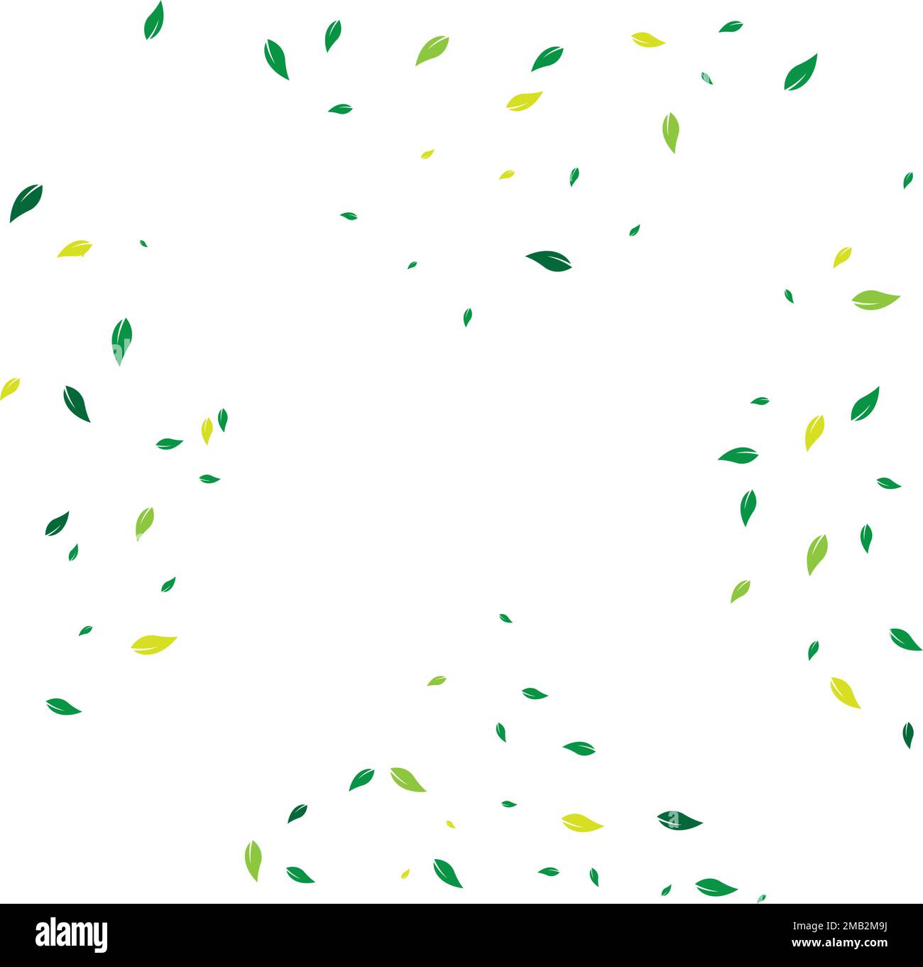 fying leaves background illustration desing Stock Vector