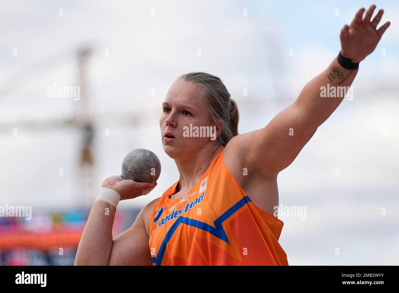 Jessica Schilder, of the Netherlands, competes during the women