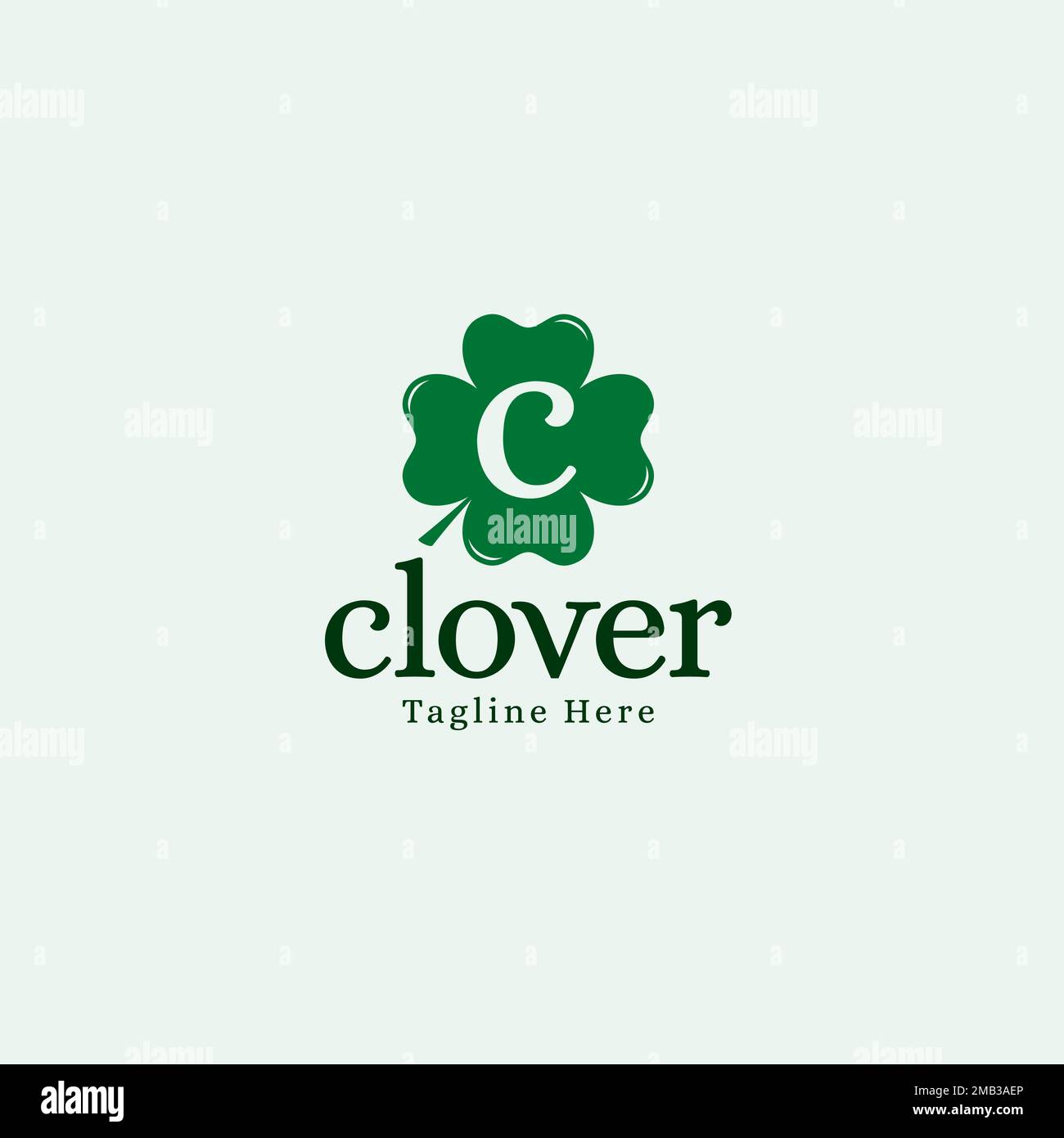 Clover logo or icon design Stock Vector Image & Art - Alamy