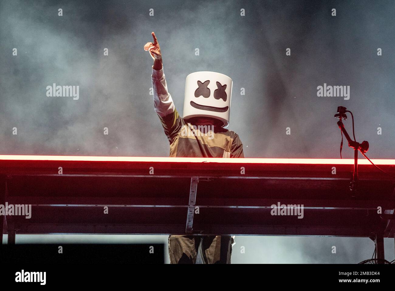 Marshmello performs during the Festival d'été de Québec on Wednesday
