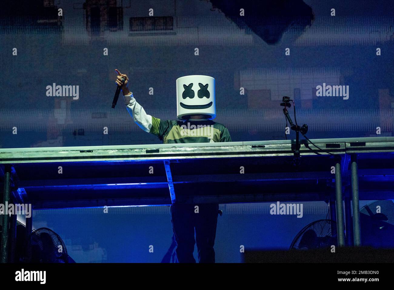 Marshmello performs during the Festival d'été de Québec on Wednesday