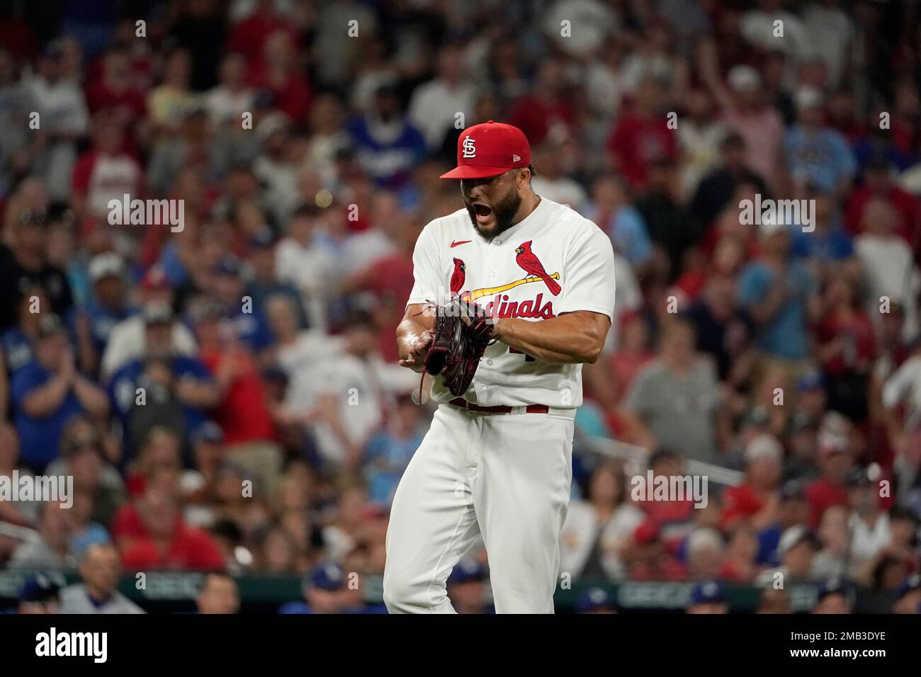 Los Angeles Dodgers Matt Beaty (45) celebrates with Zach McKinstry