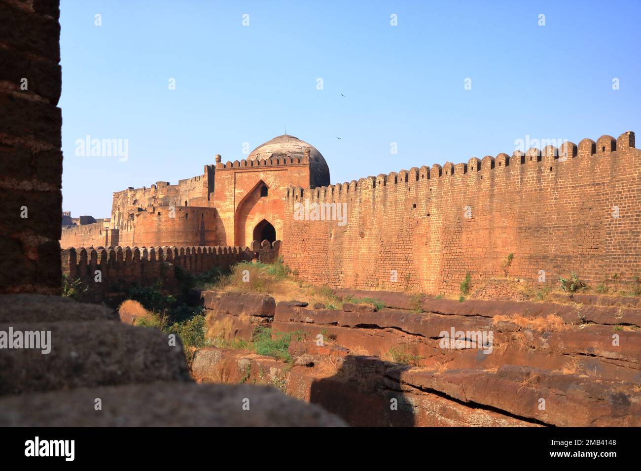 the Bidar Fort in Karnataka in India Stock Photo Alamy