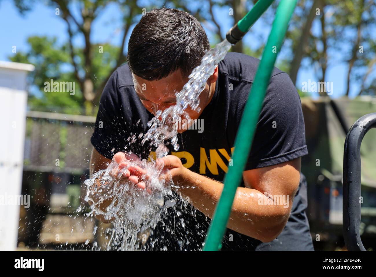 Soldiers from the 870th Military Police Company conduct nonlethal ...