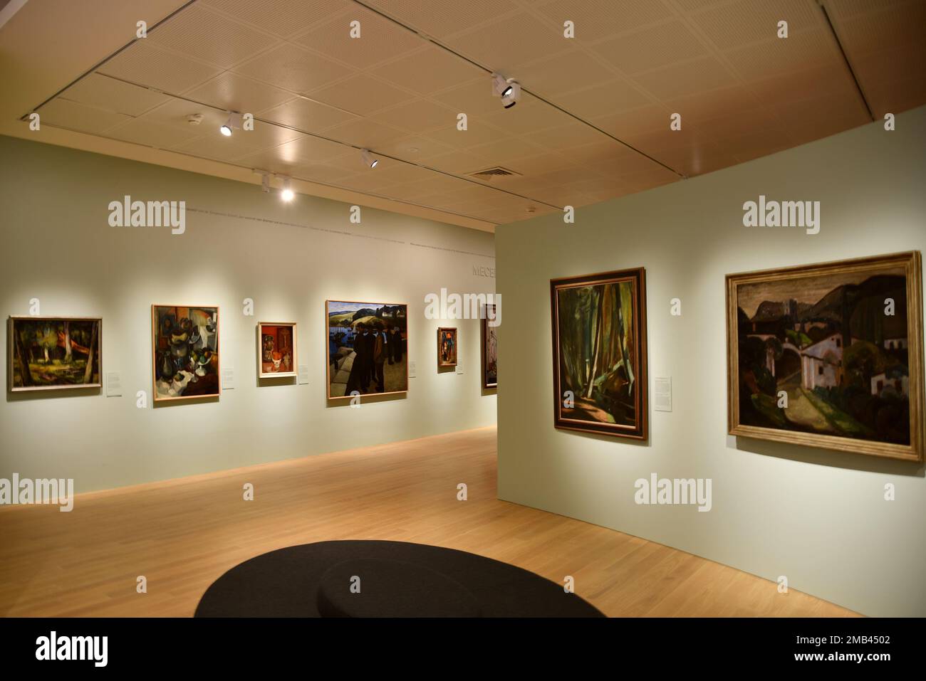 Alkmaar, Netherlands. January 2023. One of the rooms in the Stedelijk Museum in Alkmaar. High quality photo Stock Photo