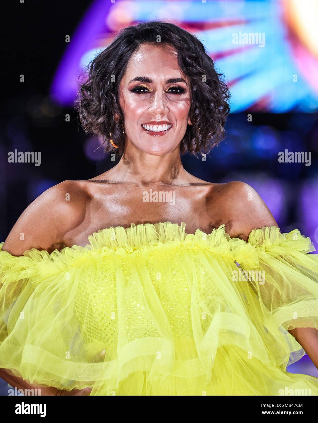 Manrara seen taking part in the "Strictly Come Dancing The