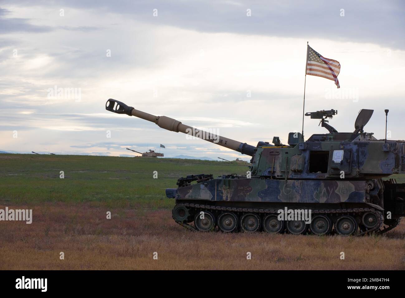A gun crew from bravo battery 1st battalion 145th field artillery
