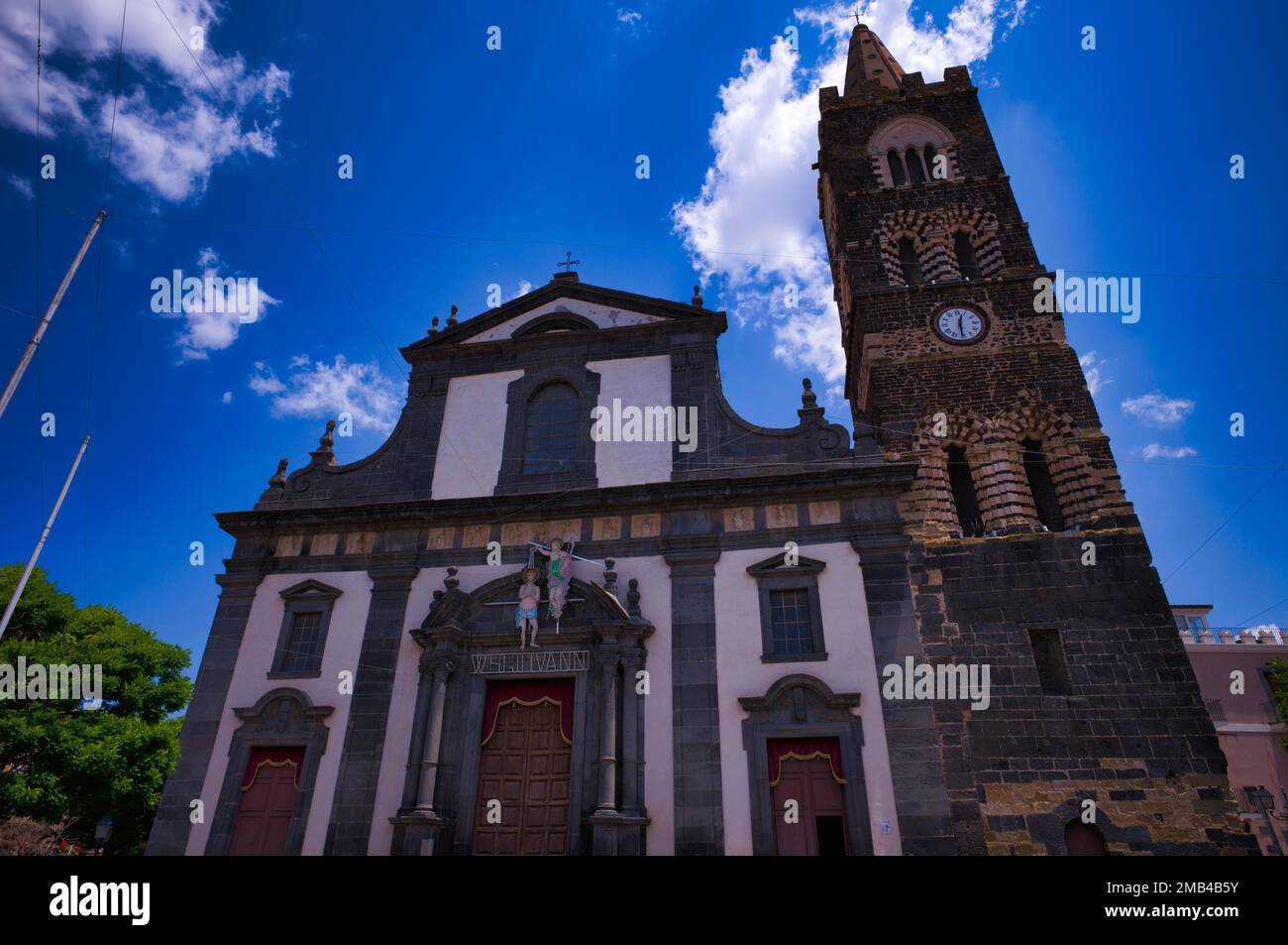 Church of St. Martin, Chiesa San Martino, Randazzo, Sicily, Italy Stock Photo