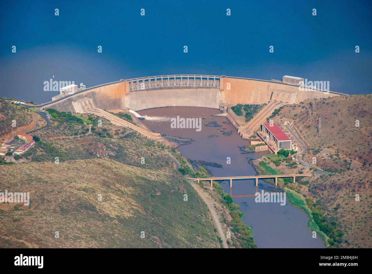 Hydroelectric power plant South Africa, green energy, green power