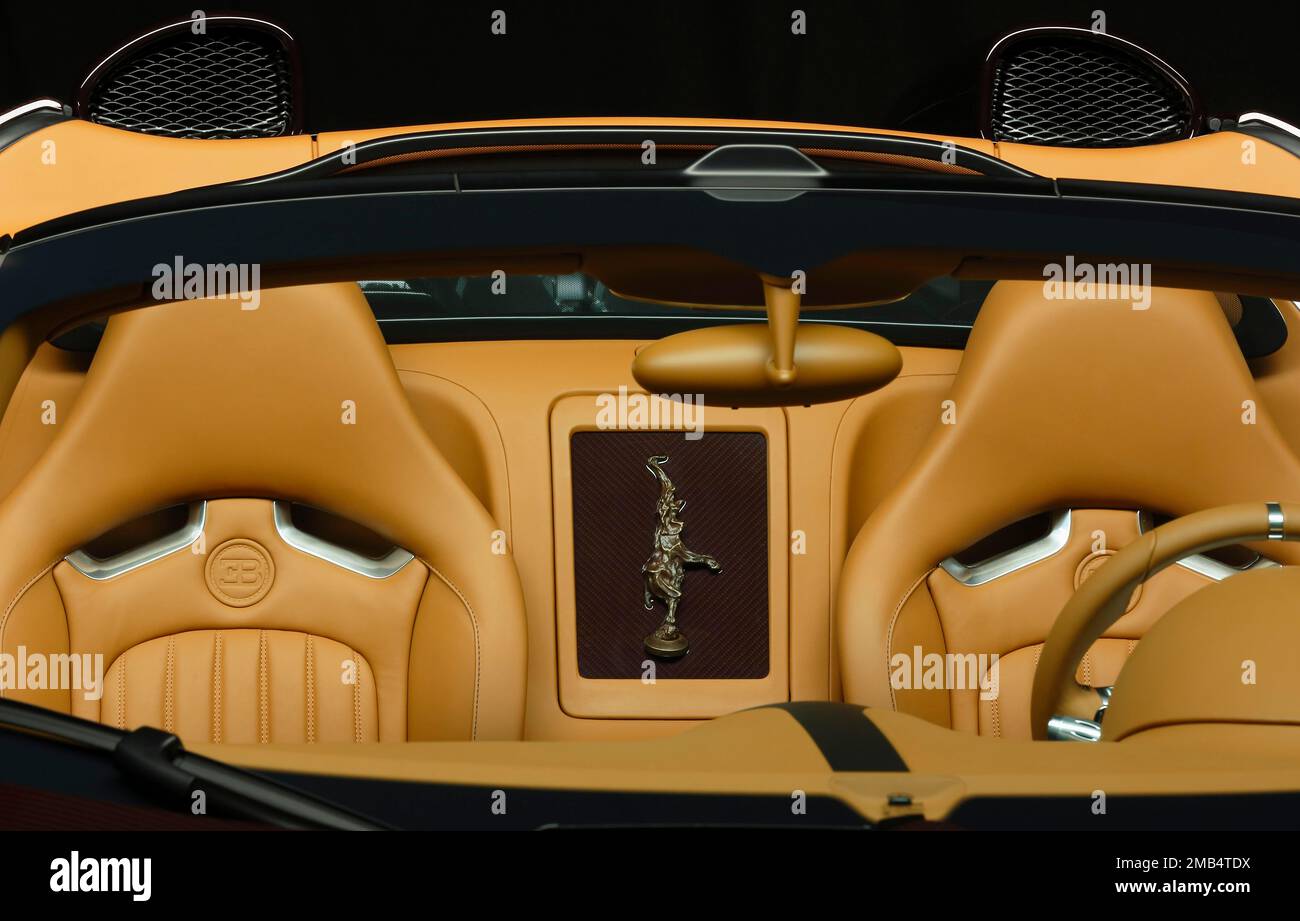 Sports car special model Rembrandt Bugatti from the series Les Legendes de Bugatti. The model