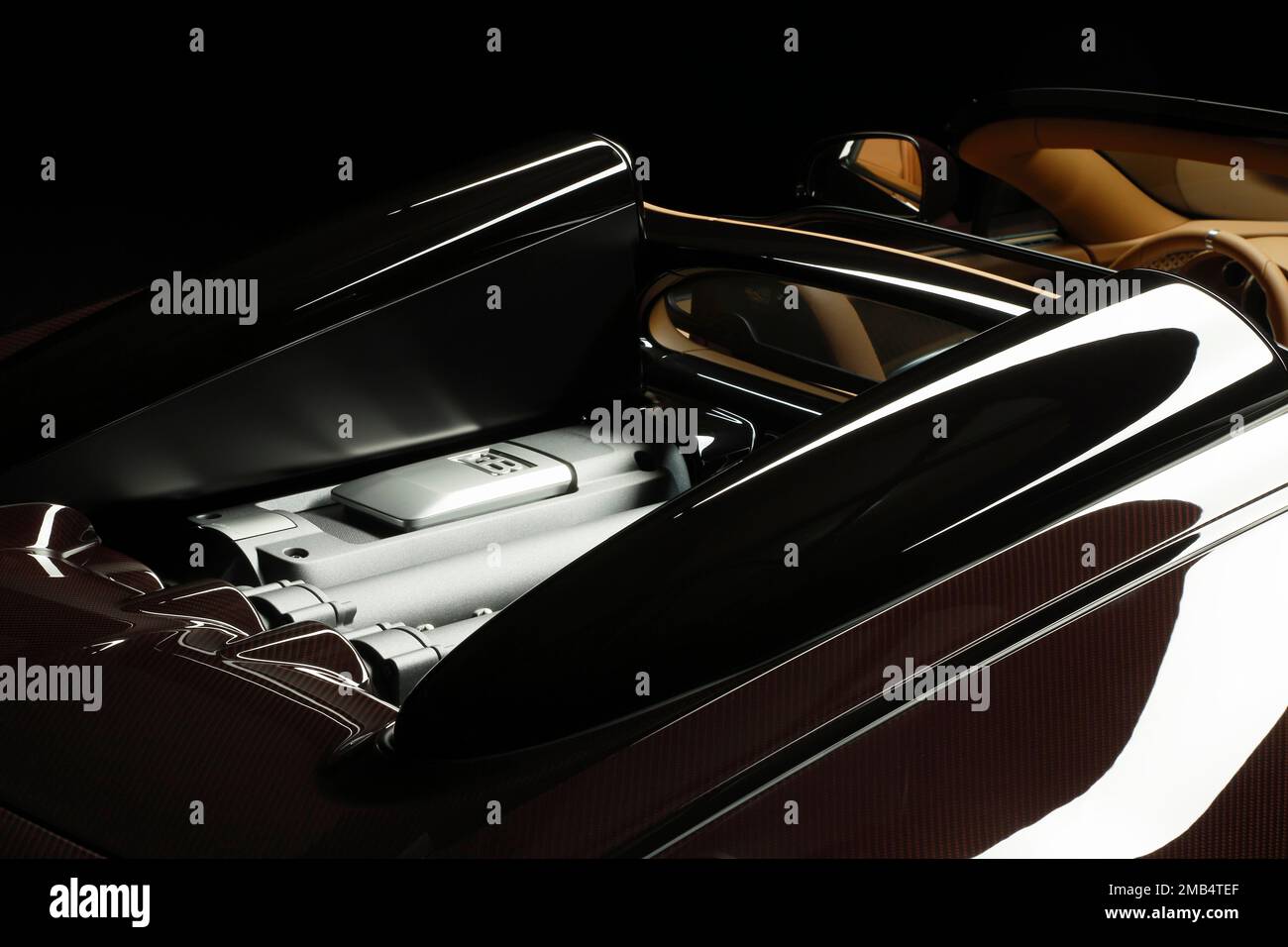 Sports car special model Rembrandt Bugatti from the series Les Legendes de Bugatti. The model