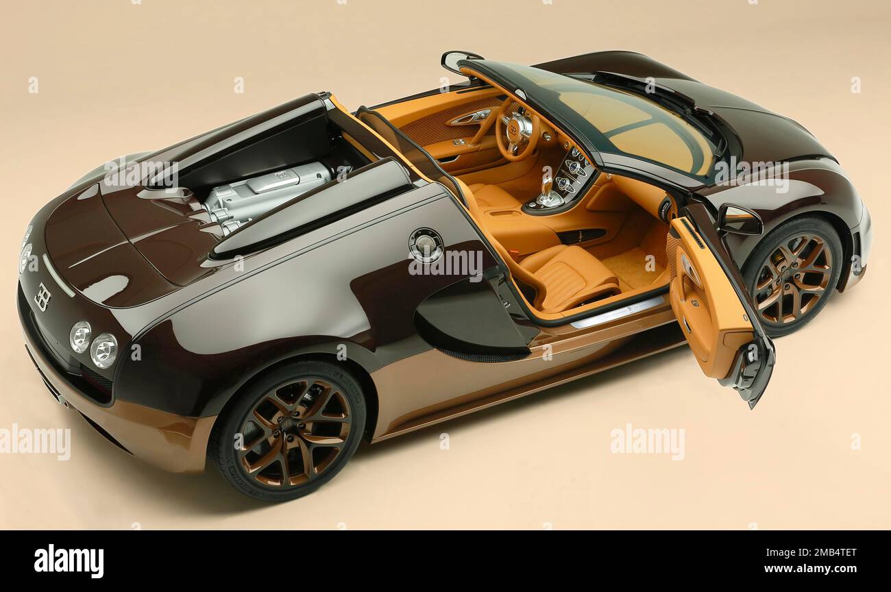 Sports car special model Rembrandt Bugatti from the series Les Legendes de Bugatti. The model